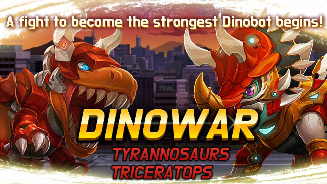 Dinowar:Tyranno VS Triceratops MUAYENE screenshot 1