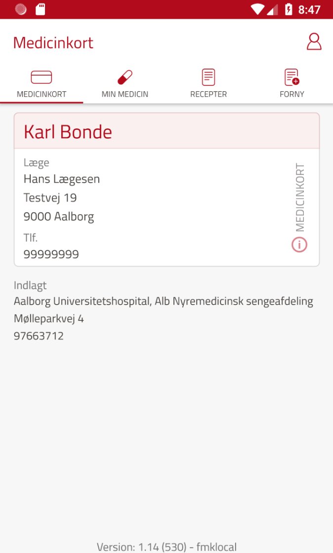 Medicinkortet APK screenshot 1