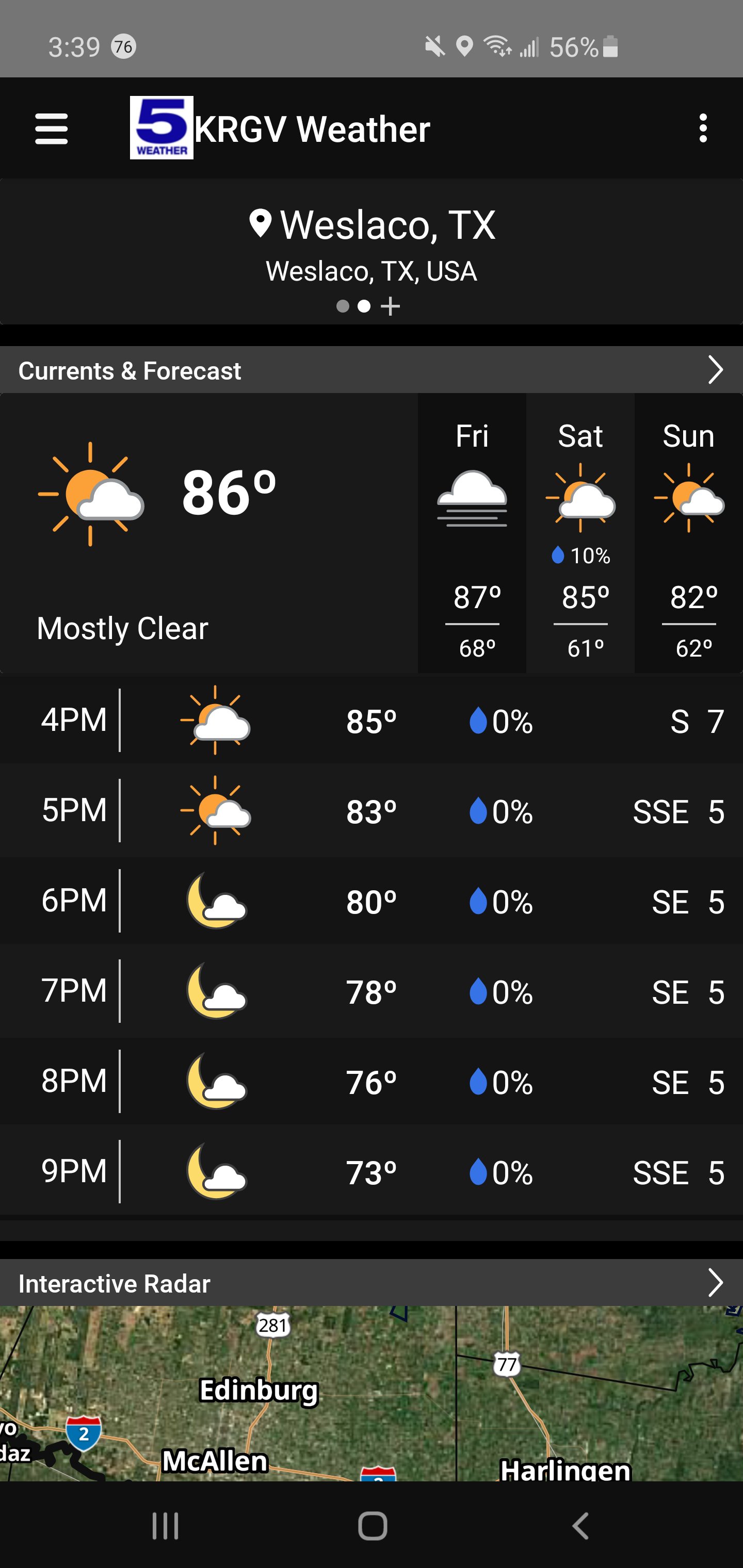 KRGV FIRST WARN 5 Weather APK screenshot 1
