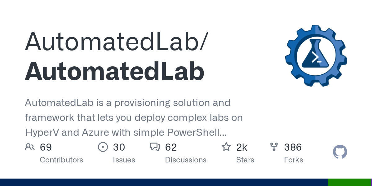 AutomatedLab screenshot 1