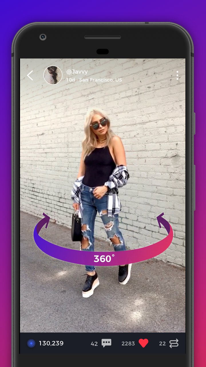 Fyuse - 3D Photos APK screenshot 1
