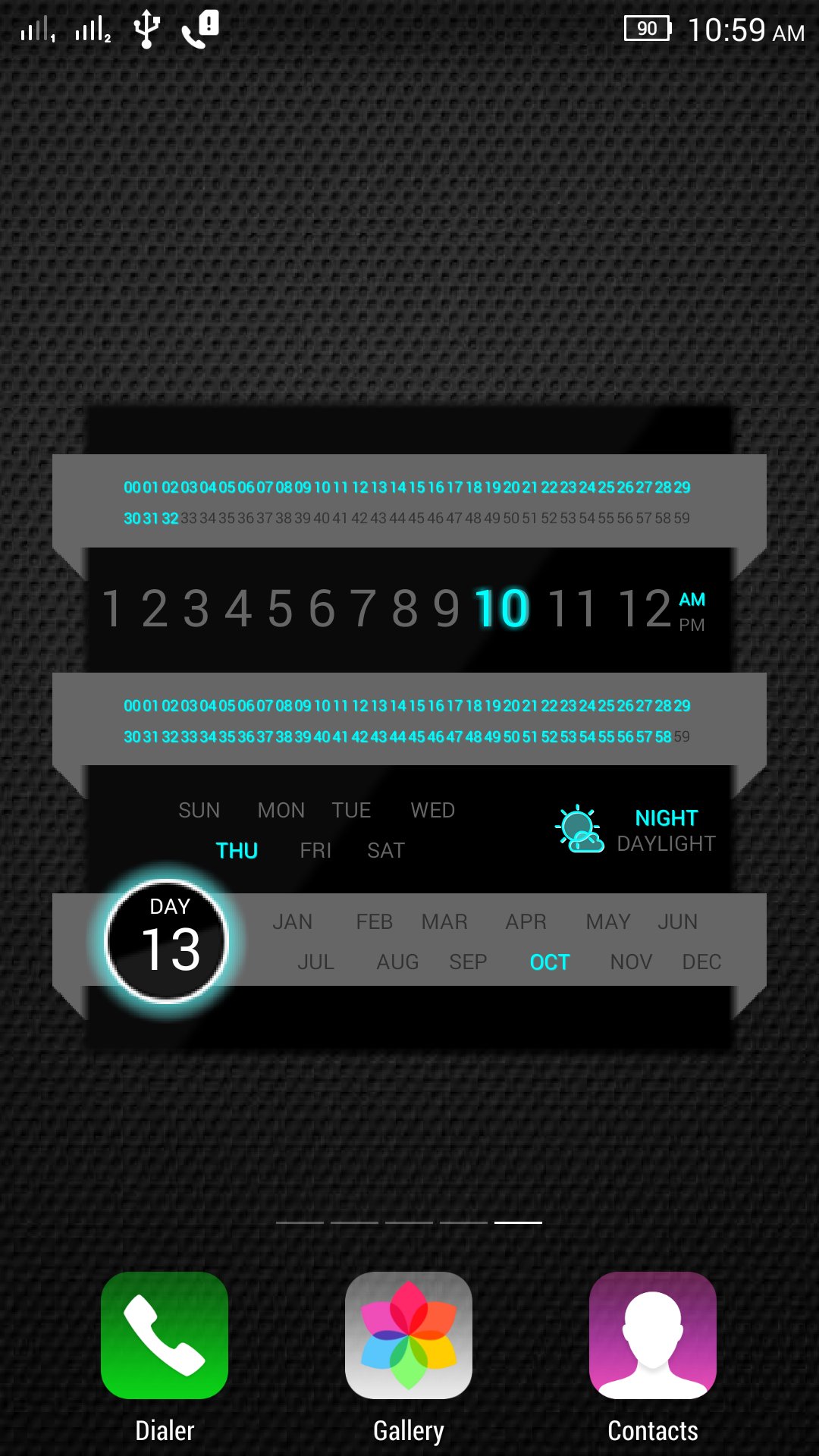 Digital Numeric Clock APK screenshot 1