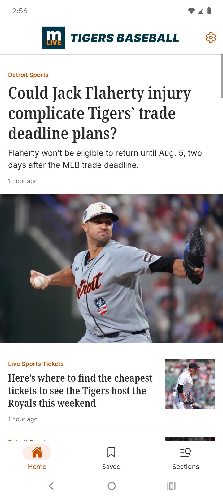 MLive.com: Detroit Tigers Haber MUAYENE screenshot 1