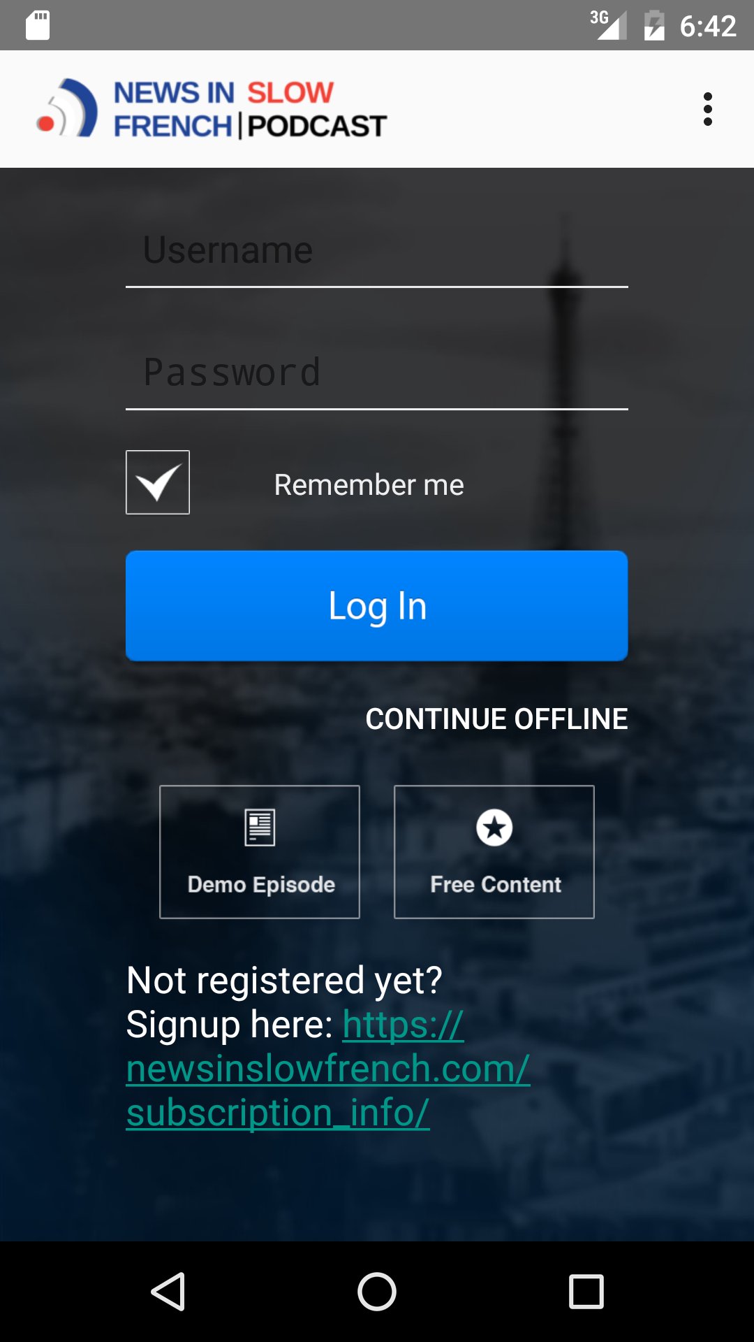 News in Slow French APK screenshot 1