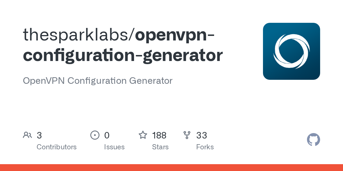 OpenVPN Configuration Generator screenshot 1