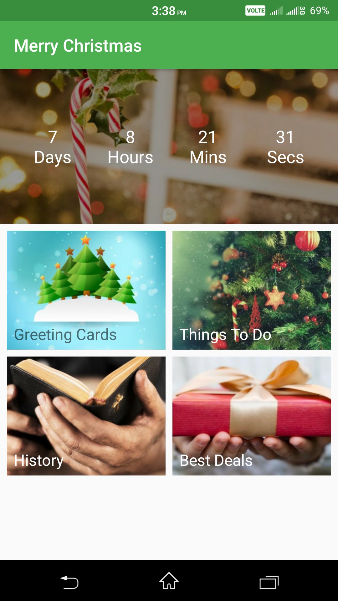 Christmas Cards & Countdown APK screenshot 1