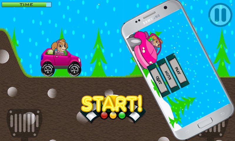 Hill Paw Köpek Patrol Yarışı MUAYENE screenshot 1