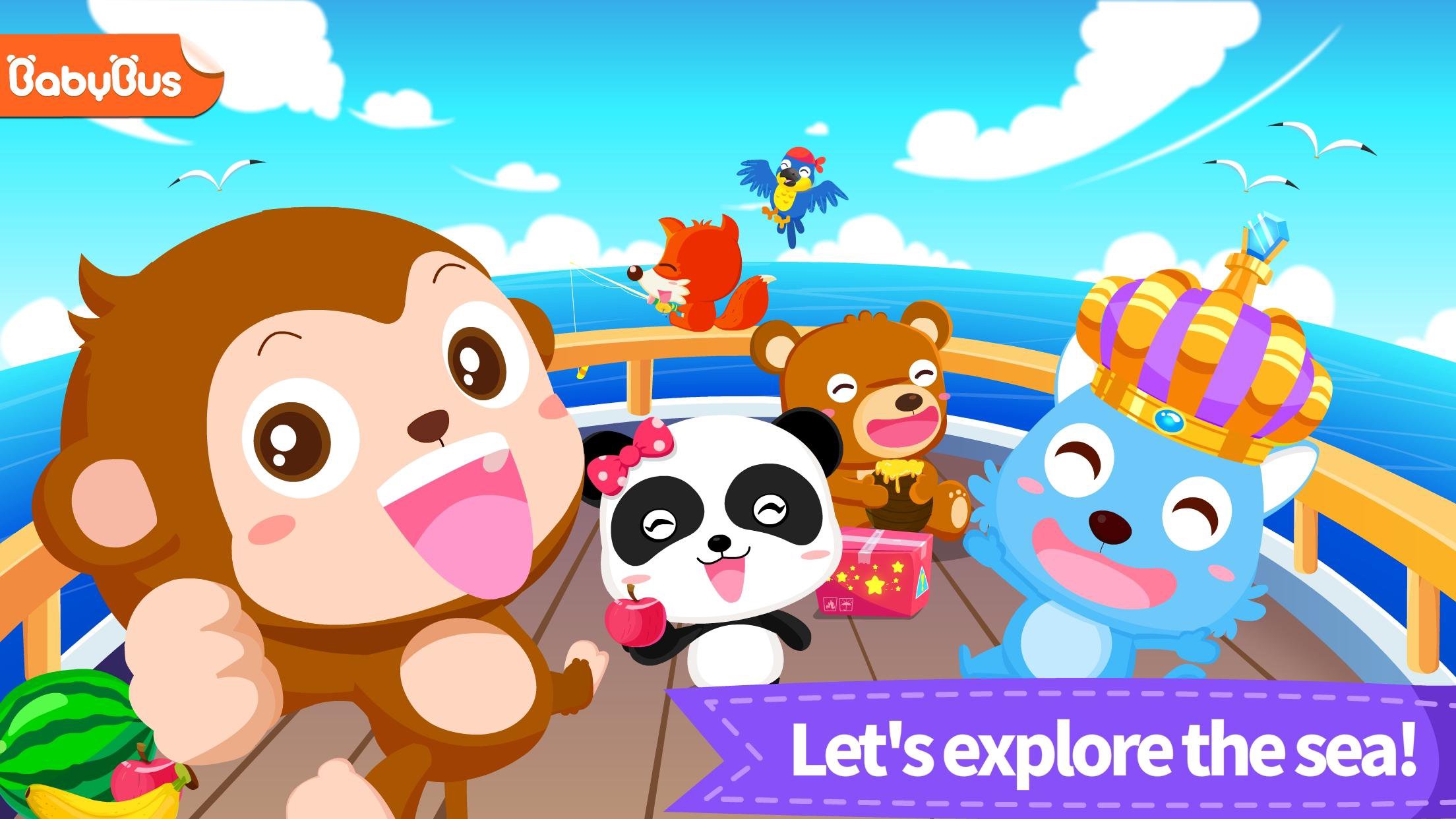 Küçük kaptan-Panda büyük deniz bebek otobüs MUAYENE screenshot 1