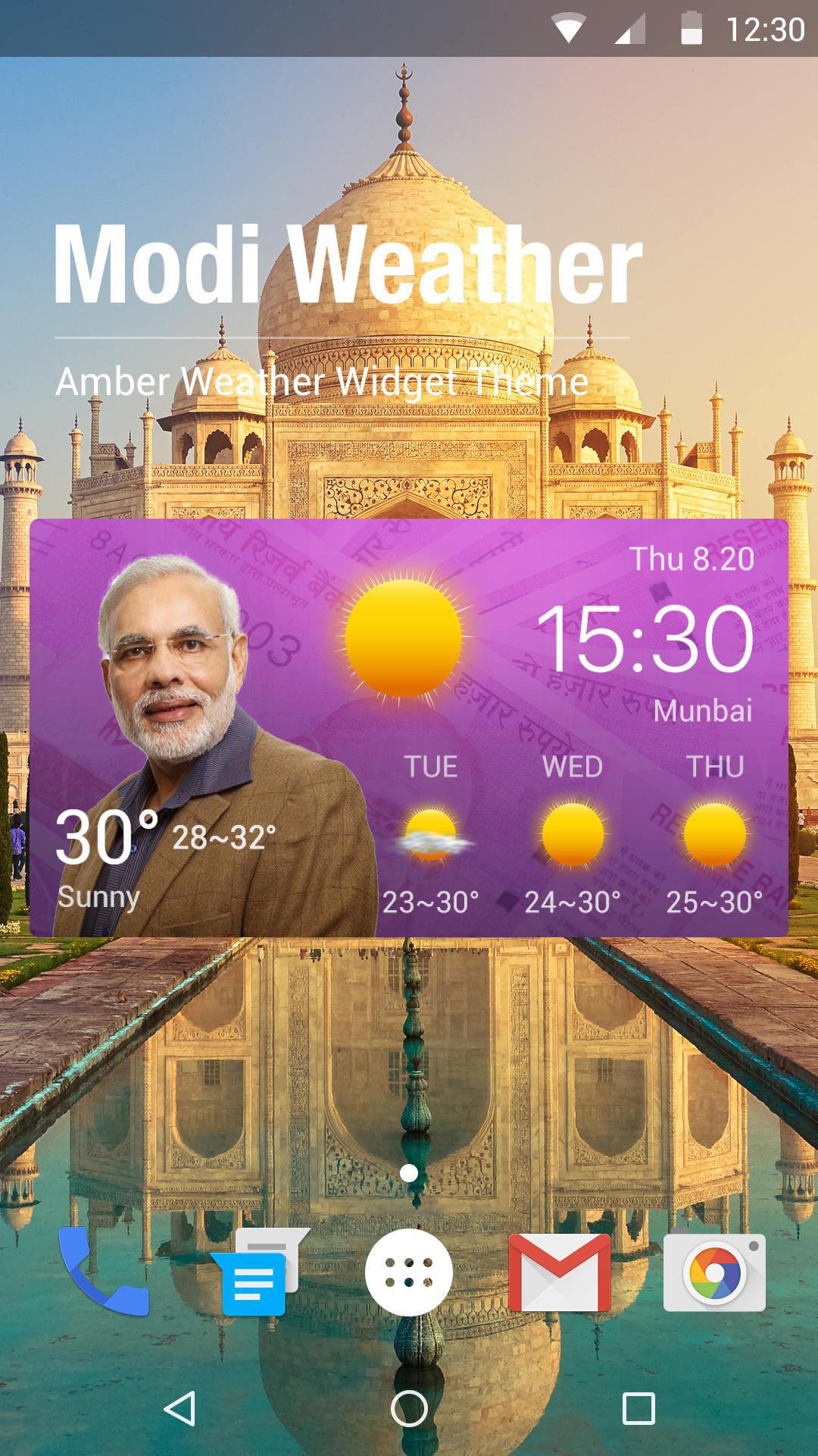 Modi KeyNots Live Weather APK screenshot 1