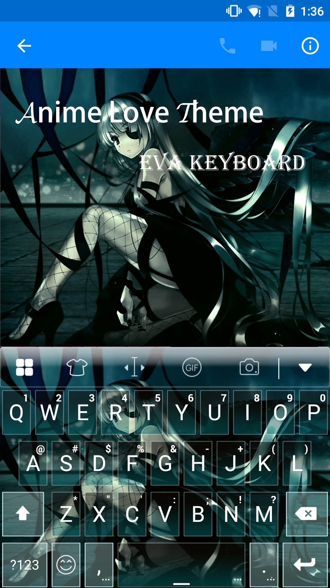 Anime Seviyorum Eva Klavye -Gıf'ler MUAYENE screenshot 1