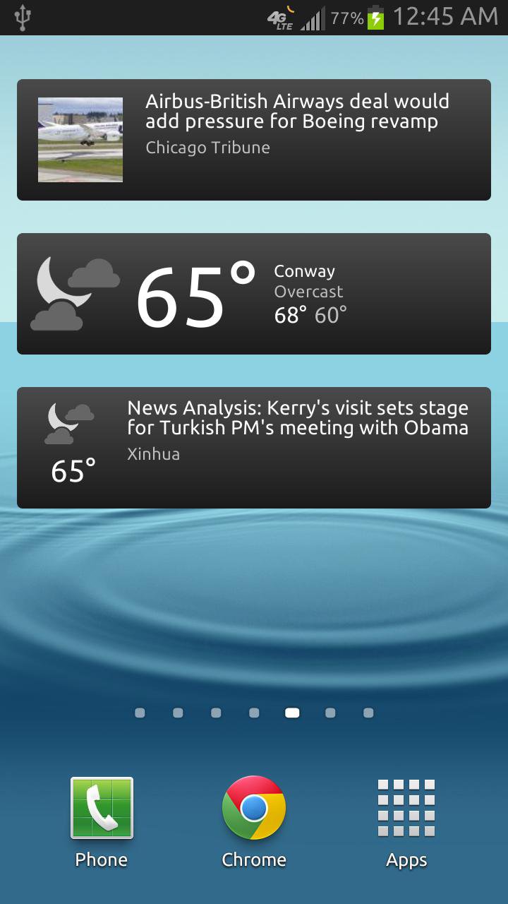 News & Weather APK screenshot 1