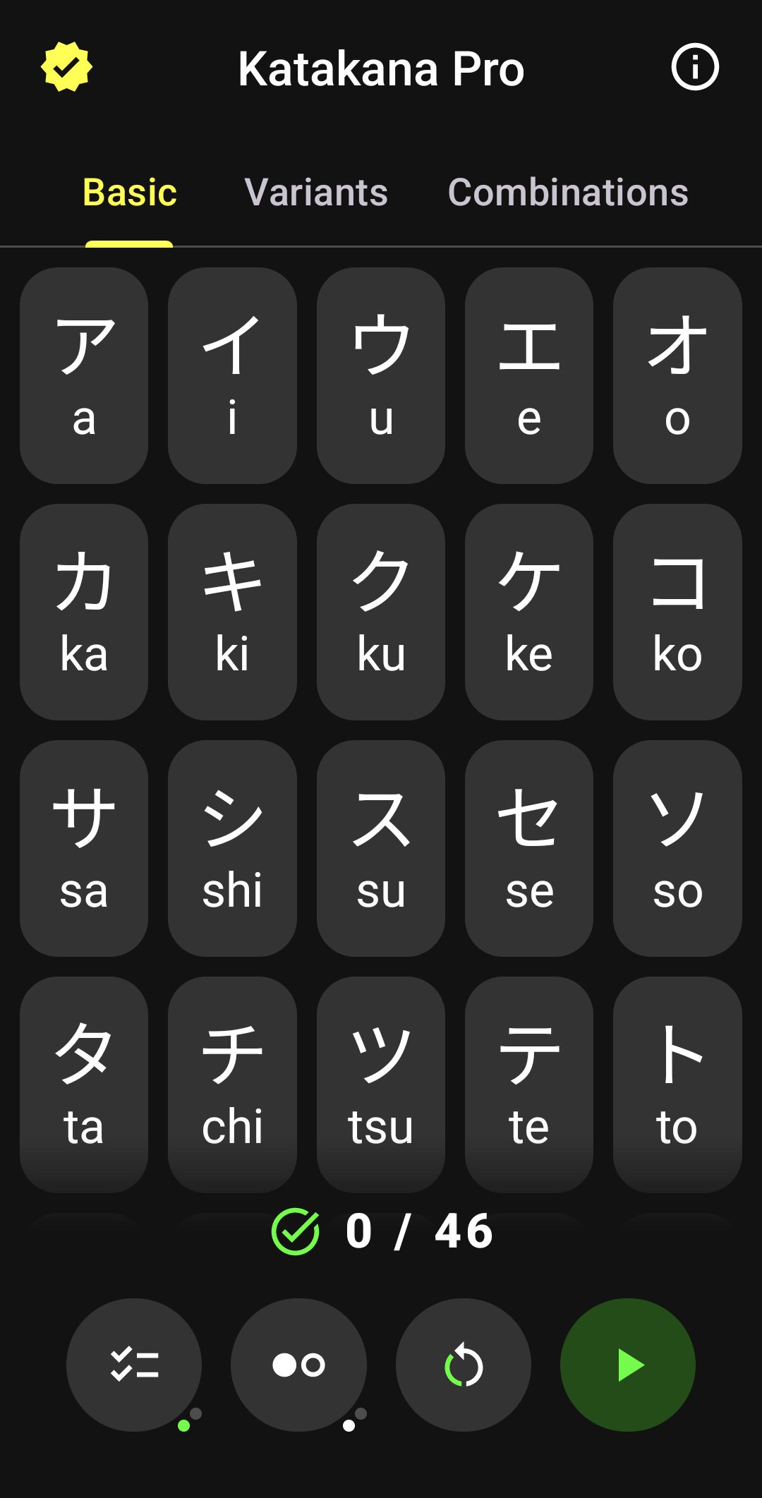Katakana Pro MUAYENE screenshot 1