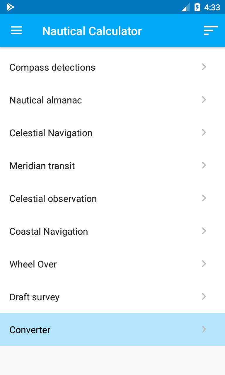 Nautical Calculator APK screenshot 1