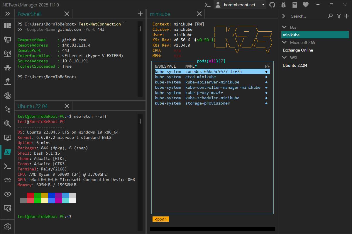 NETworkManager screenshot 1