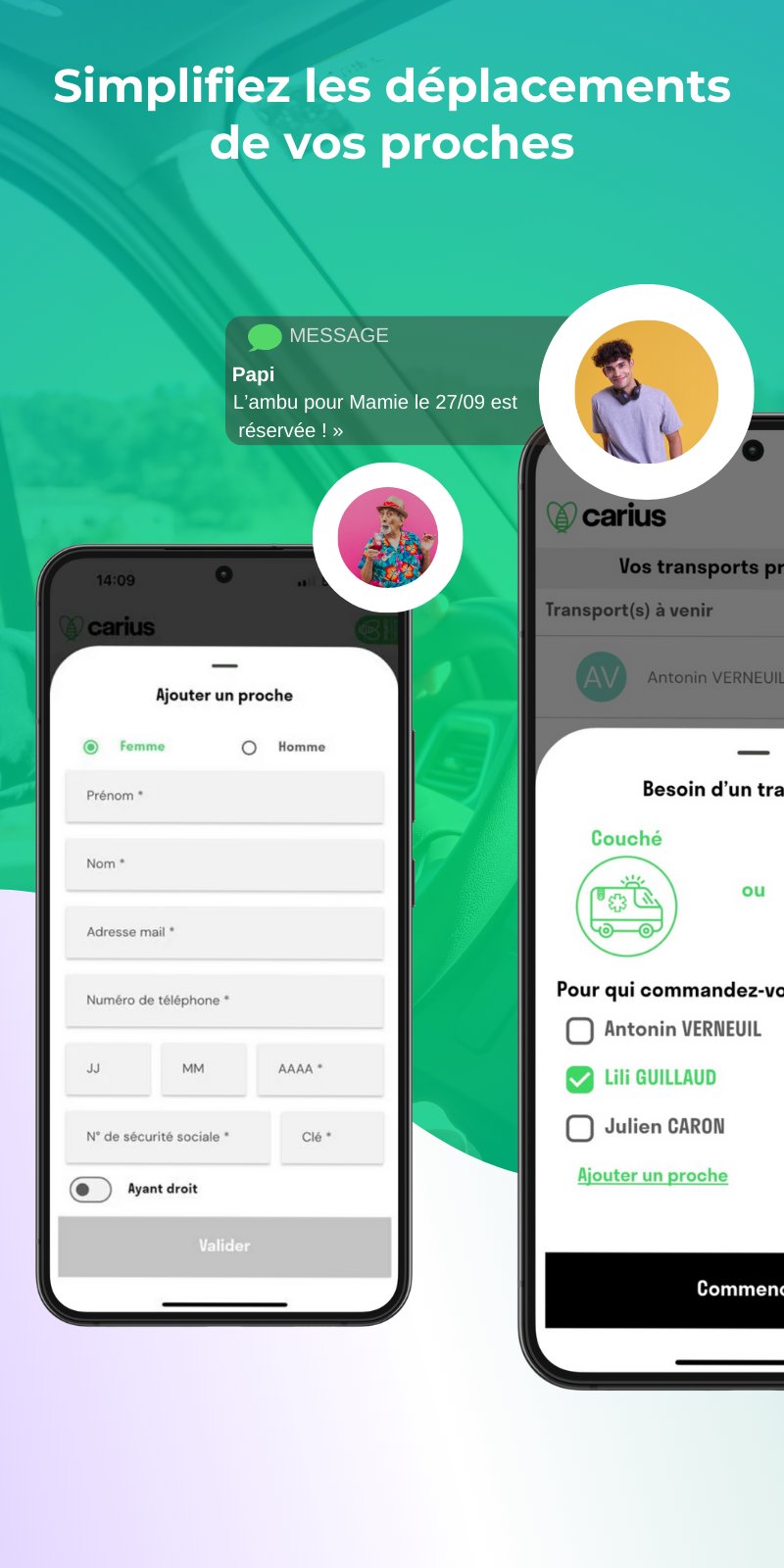 Carius - Ambulances et TAP APK screenshot 1