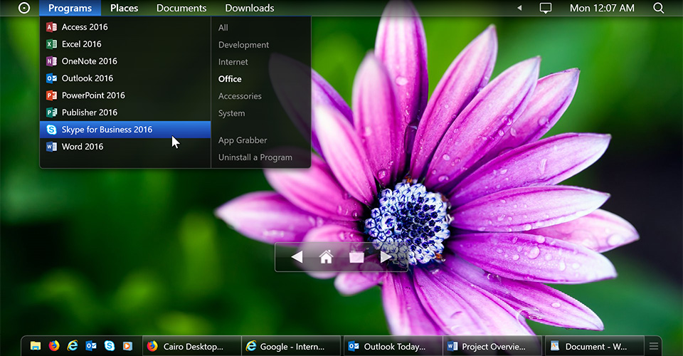 Cairo Desktop Environment screenshot 1