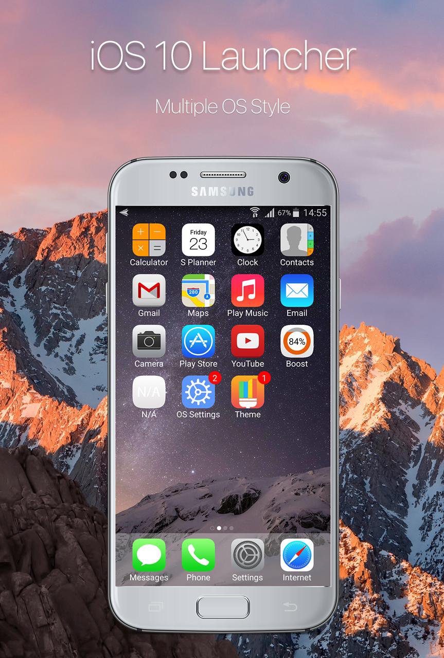Launcher 10 for OS APK screenshot 1