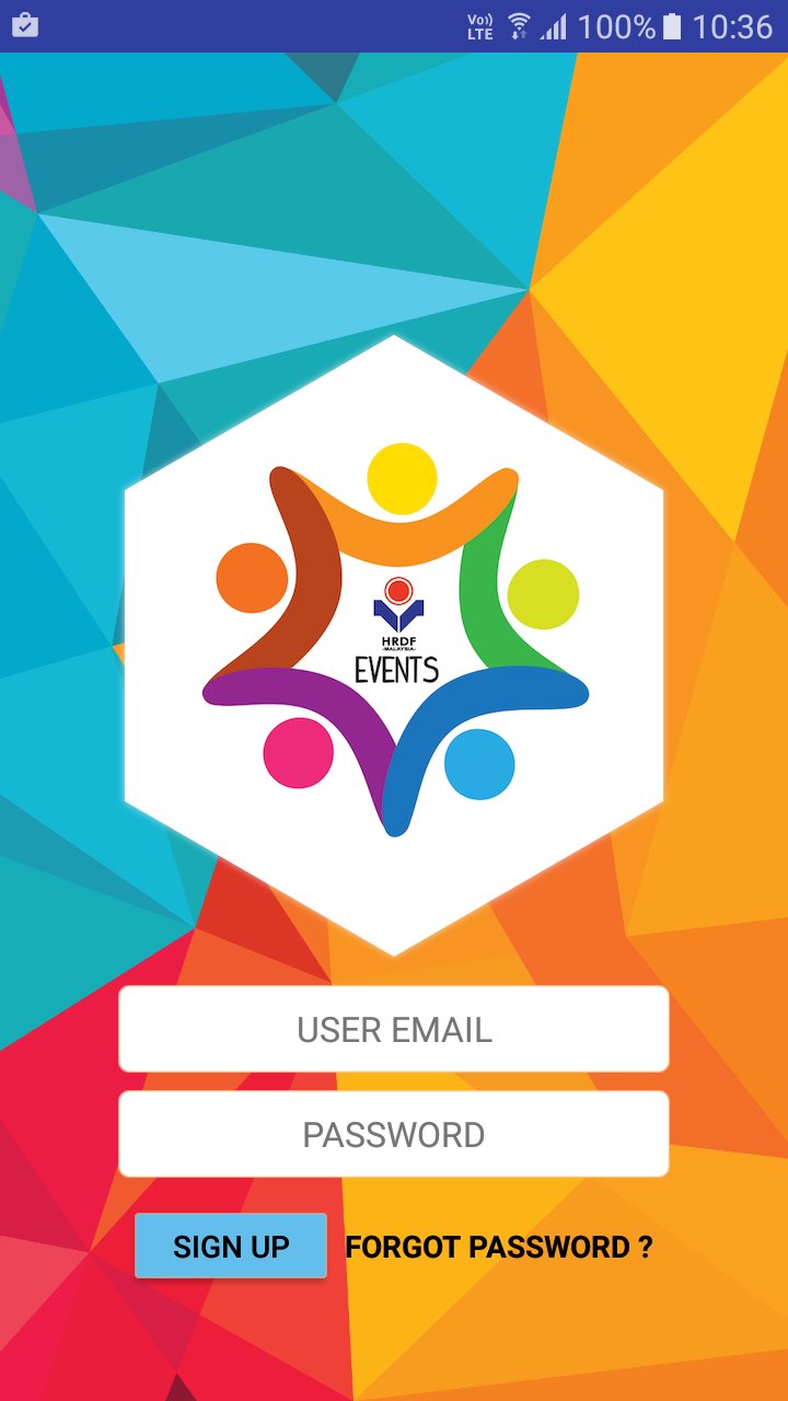 HRDF Events APK screenshot 1
