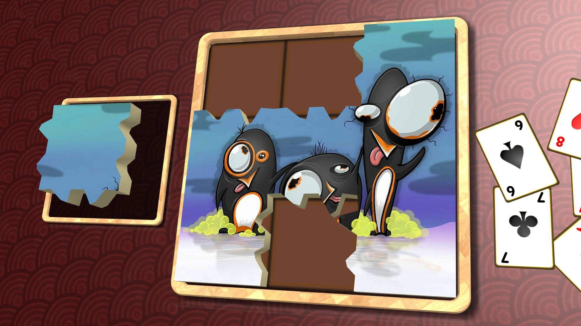 Jigsaw Solitaire - Penguen kuru temizleme screenshot 1
