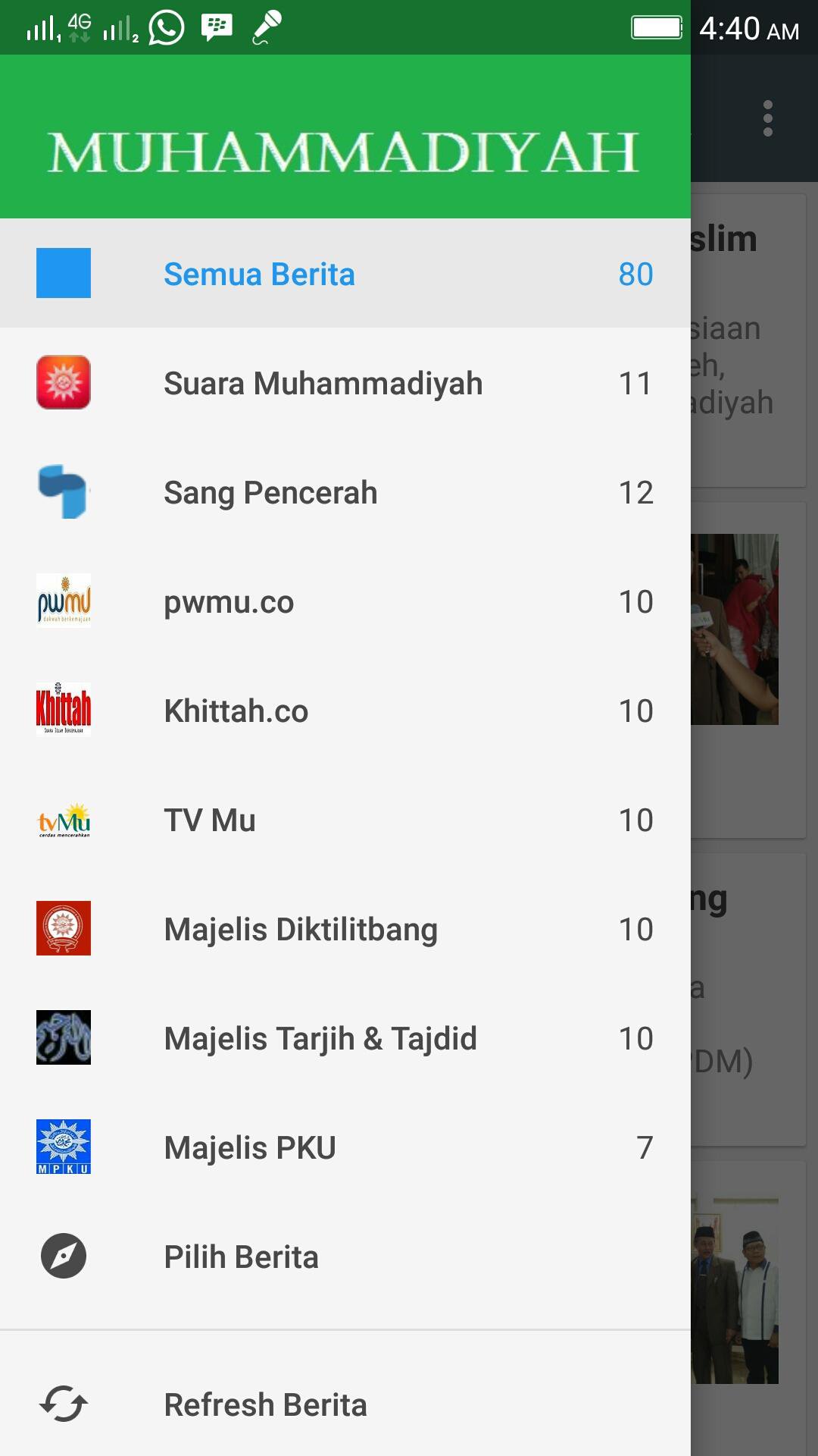 Berita Muhammadiyah APK screenshot 1
