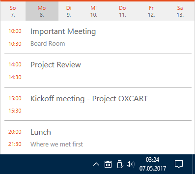Conroe Calendar Notifier screenshot 1