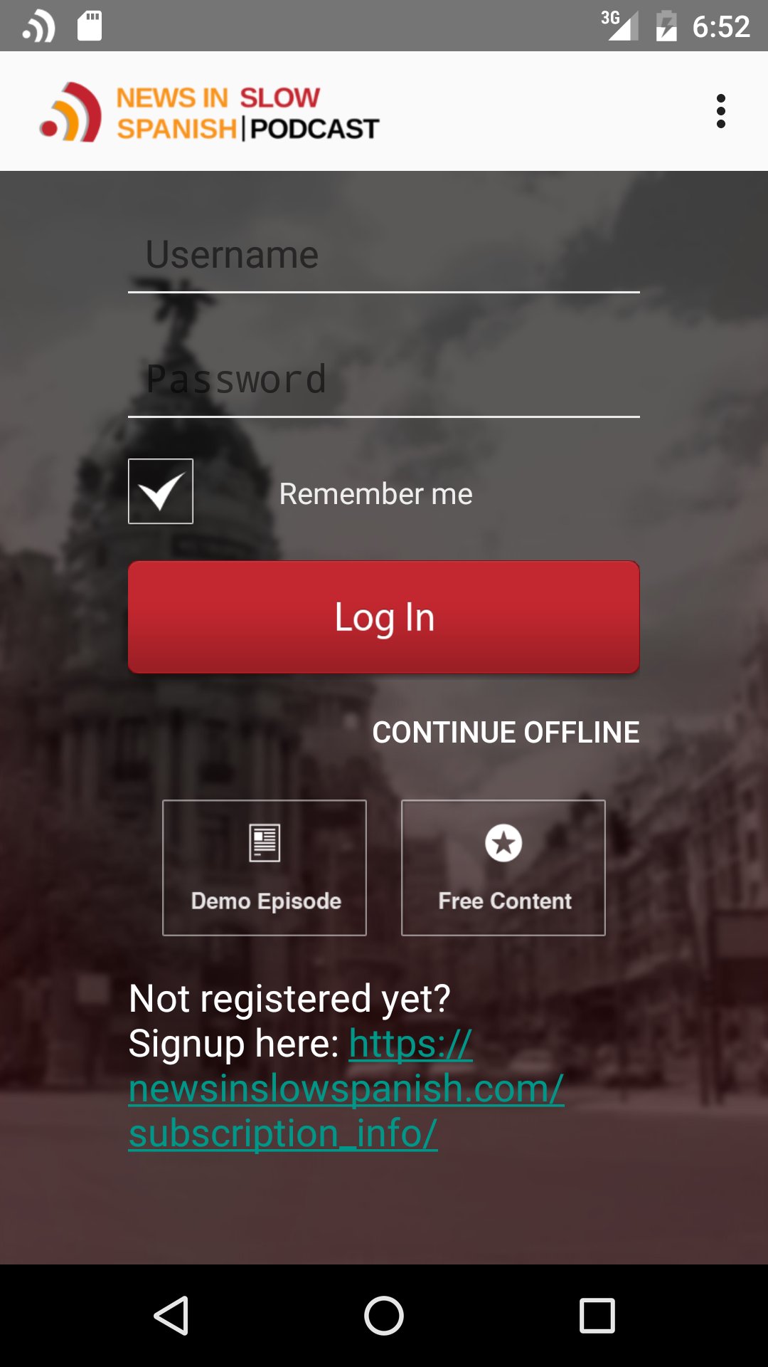 News in Slow Spanish APK screenshot 1