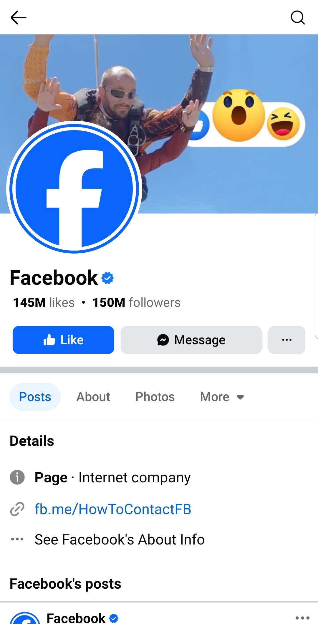 Facebook APK screenshot 1