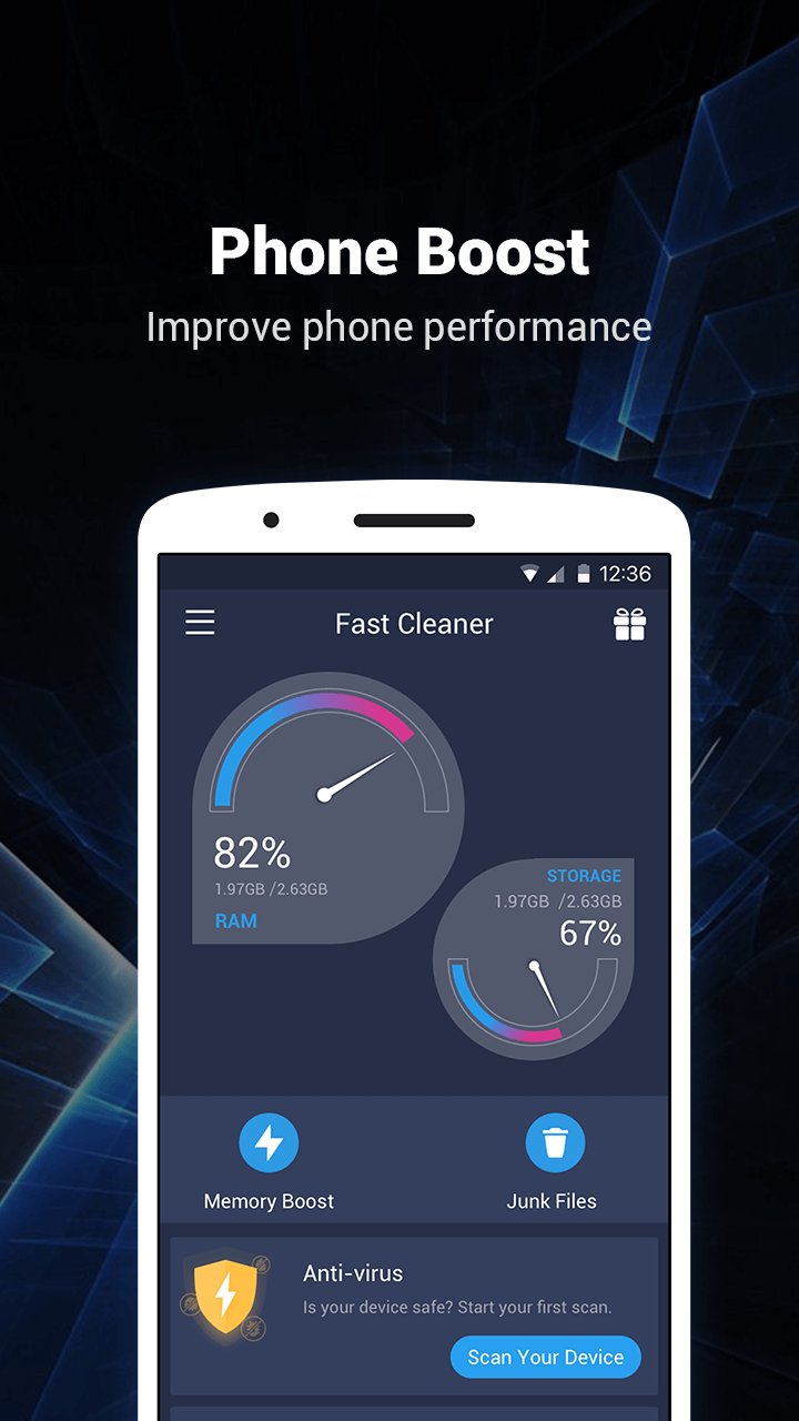 Fast Cleaner - Speed Booster APK screenshot 1