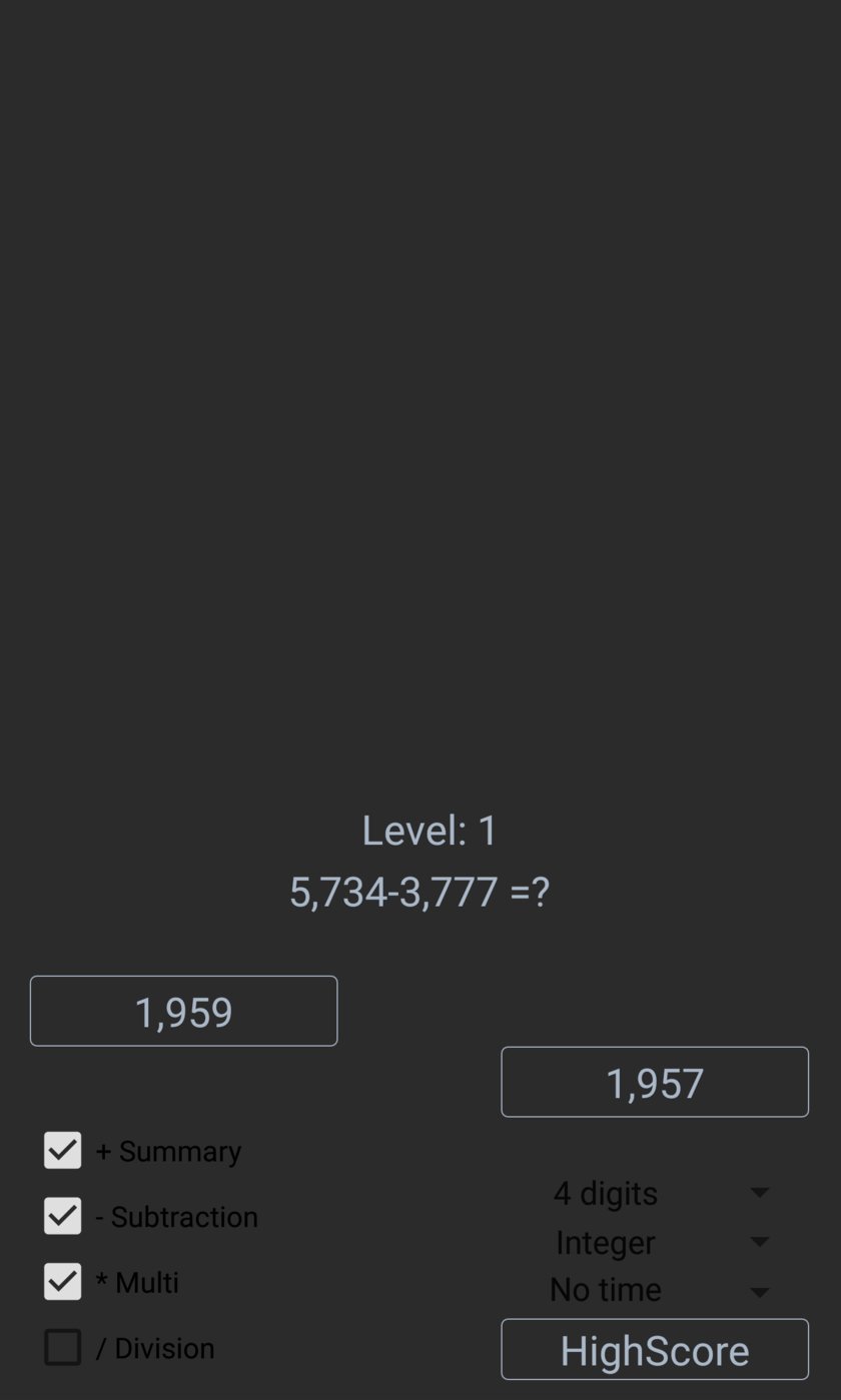 hesaplamak oyunu MUAYENE screenshot 1