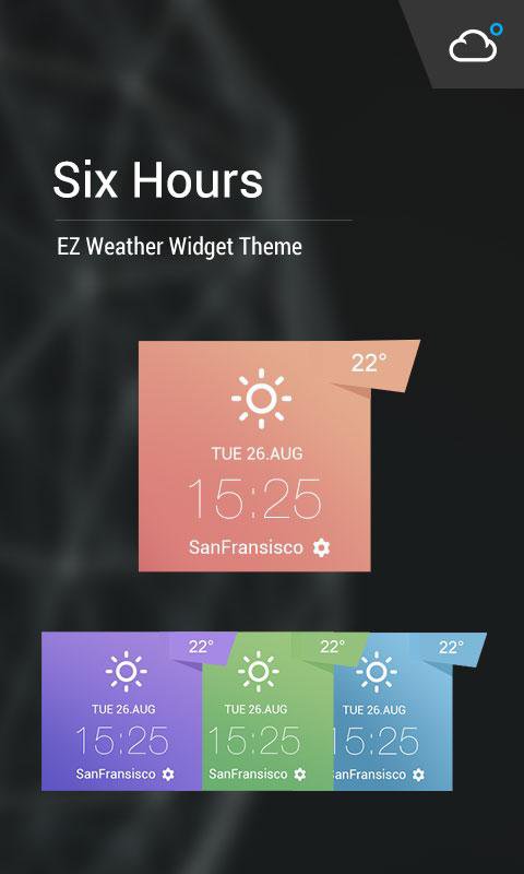 Note Memo style weather widget APK screenshot 1