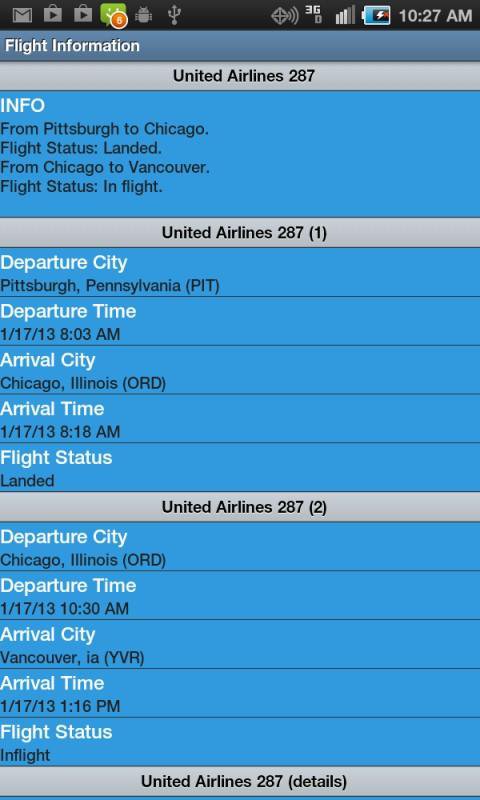 Flight Tracker Free APK screenshot 1