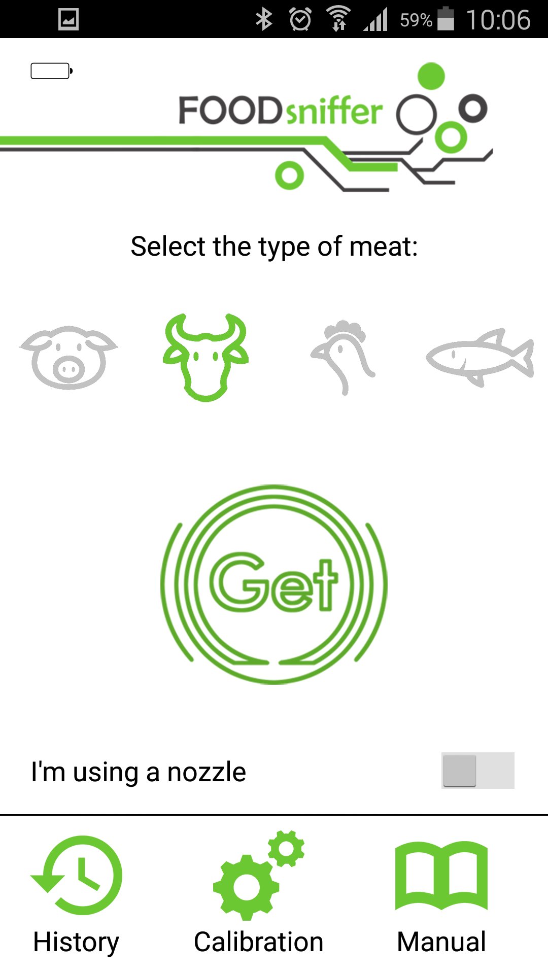 FOODsniffer APK screenshot 1
