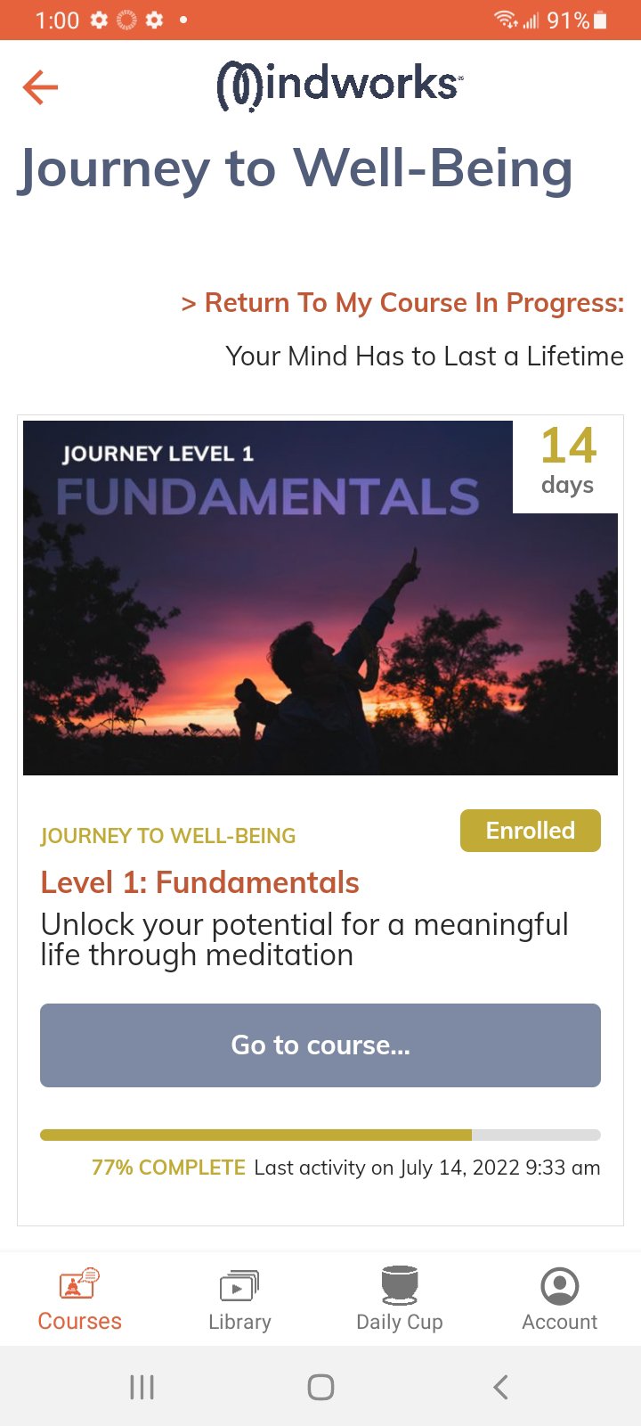 Mindworks: Guided Meditation APK screenshot 1