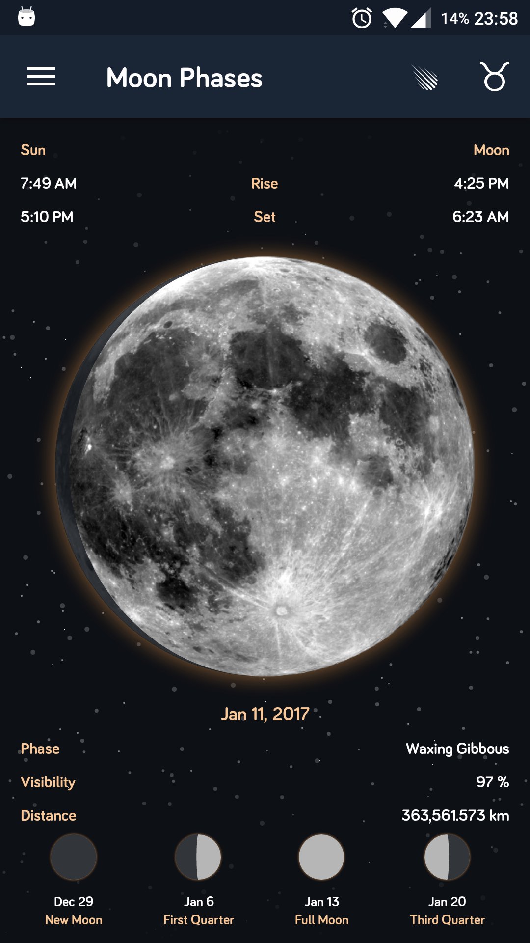 Moon Phases APK screenshot 1