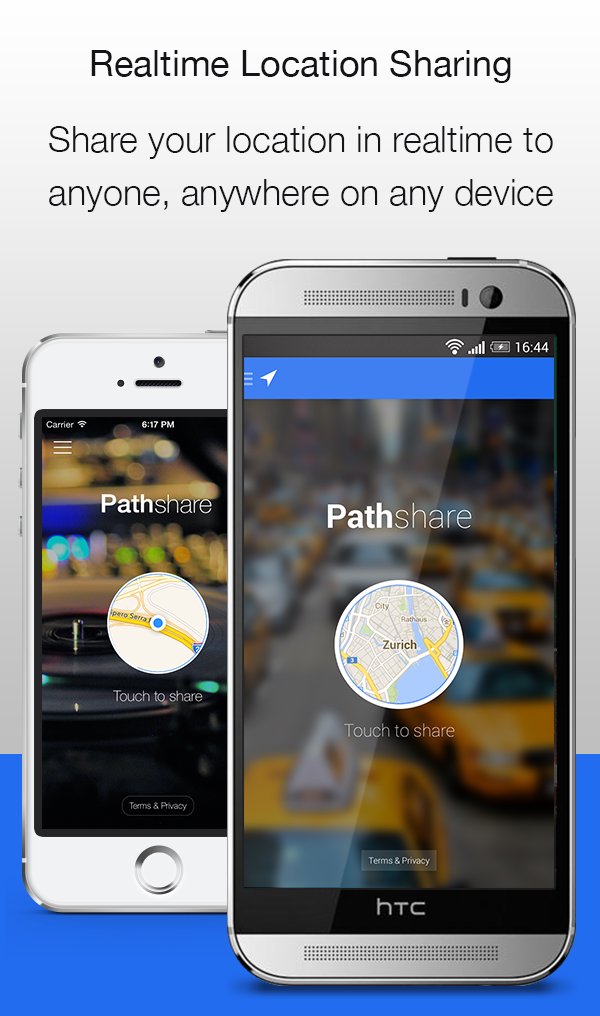 Pathshare GPS Location Sharing APK screenshot 1