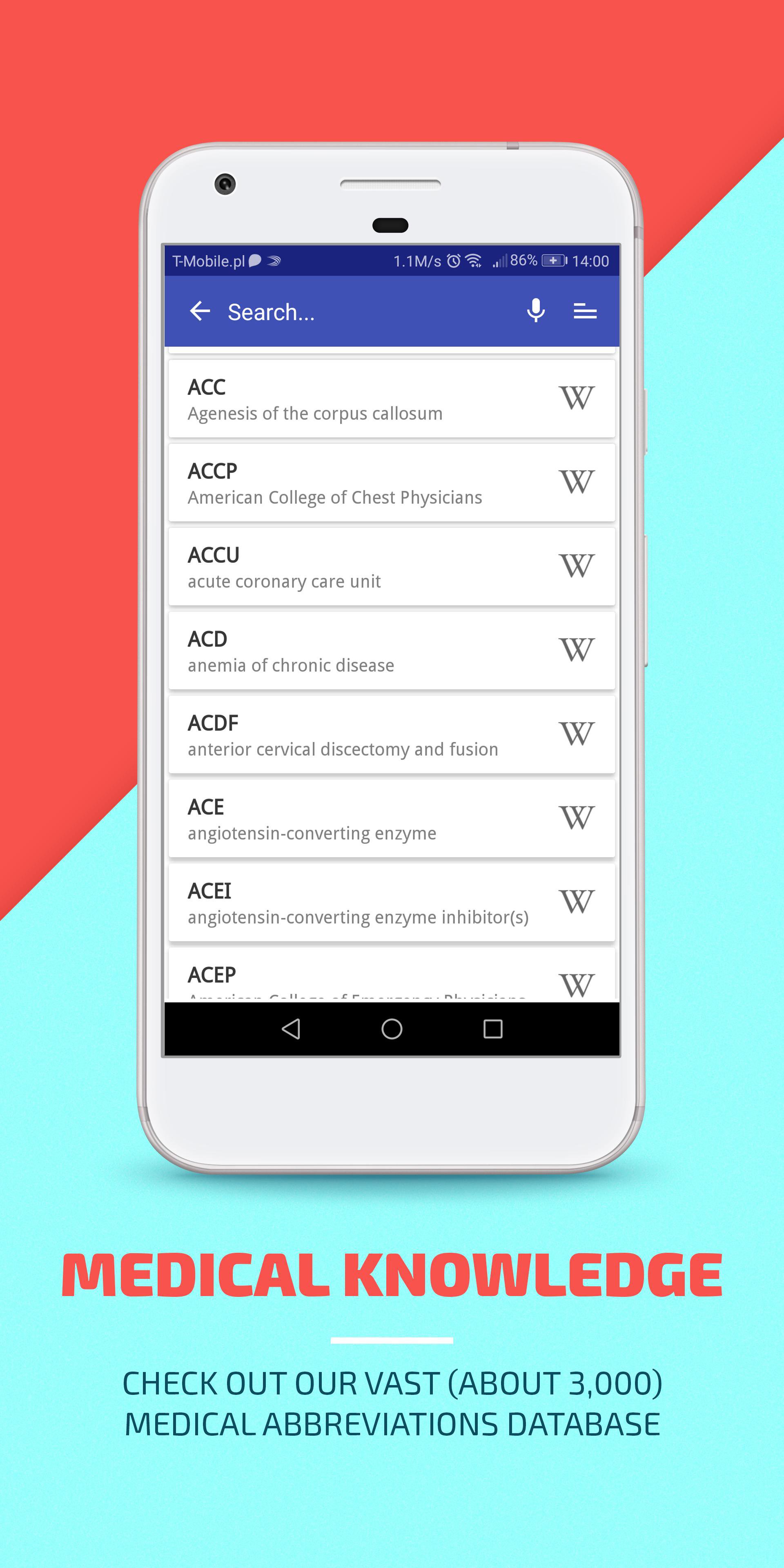 MAG Medical Abbreviations APK screenshot 1