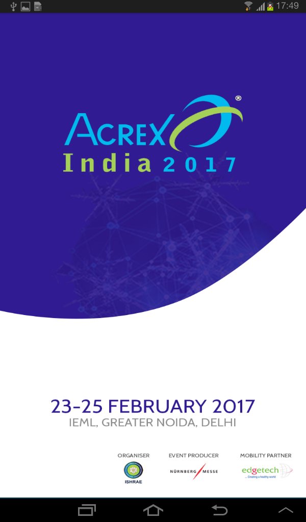Acrex India 2017 APK screenshot 1