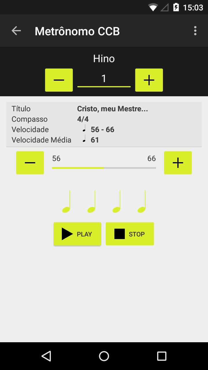 Metrônomo CCB Free APK screenshot 1