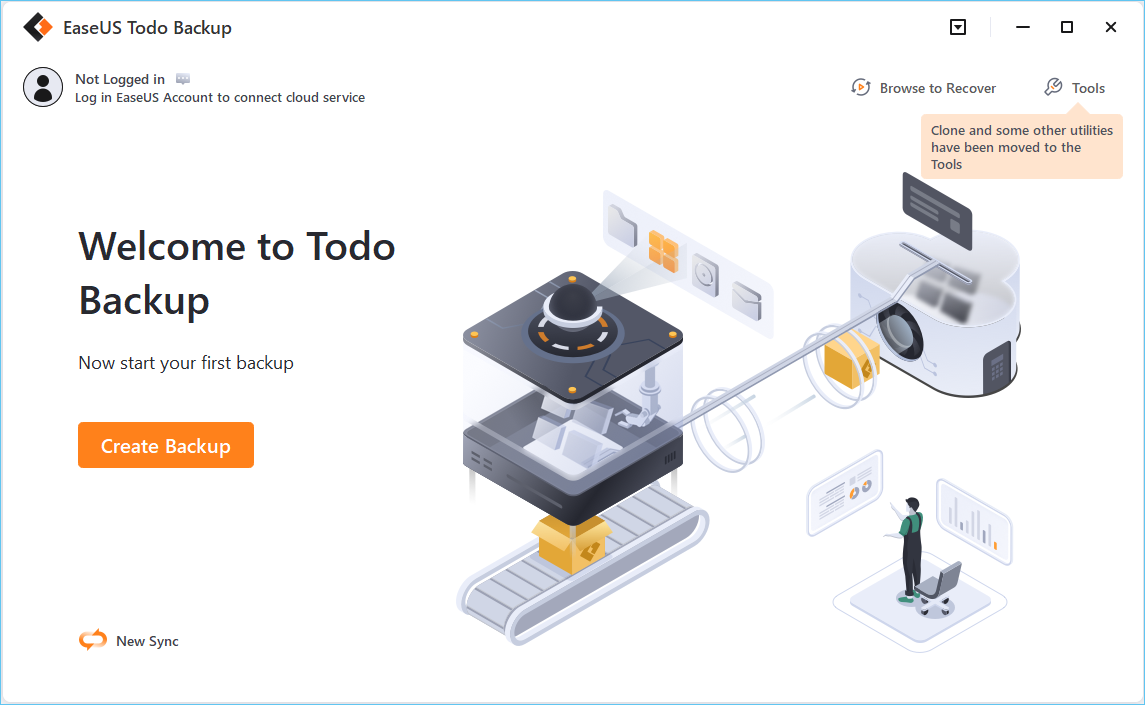 EaseUS Todo Backup Free screenshot 1