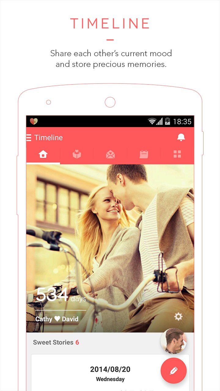 Couplete - App for Couples APK screenshot 1