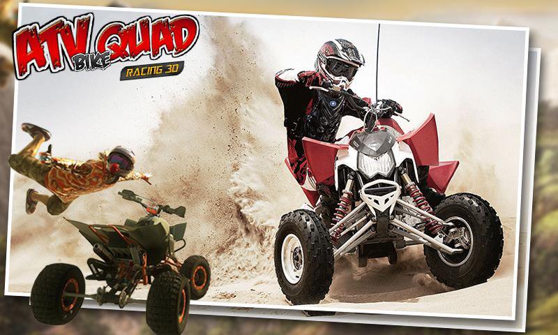 Dört Bisiklet Yarışı: ATV Offroads MUAYENE screenshot 1