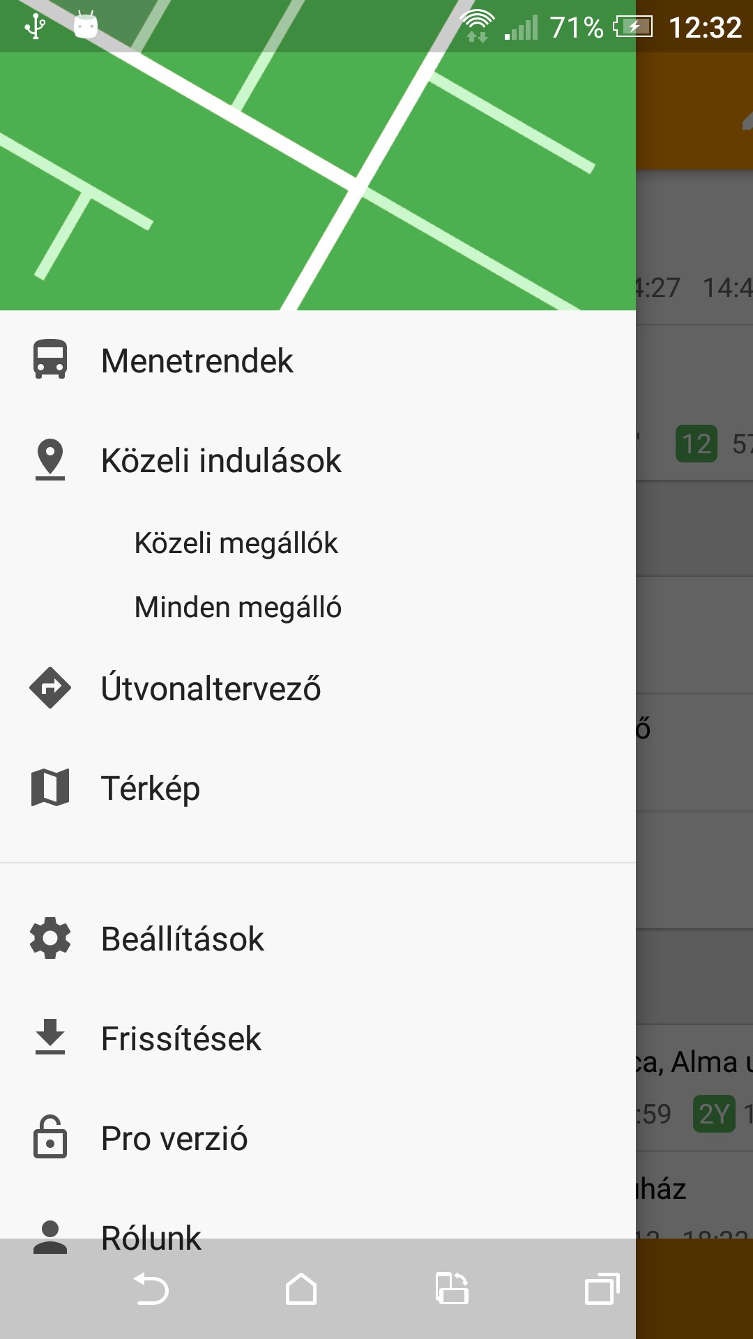 Nyíregyházi Menetrend APK screenshot 1