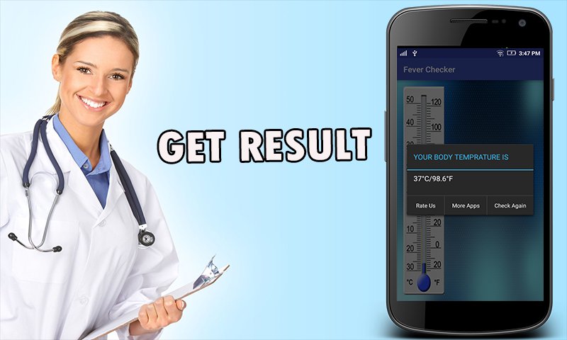 Fever Thermometer Check Prank APK screenshot 1