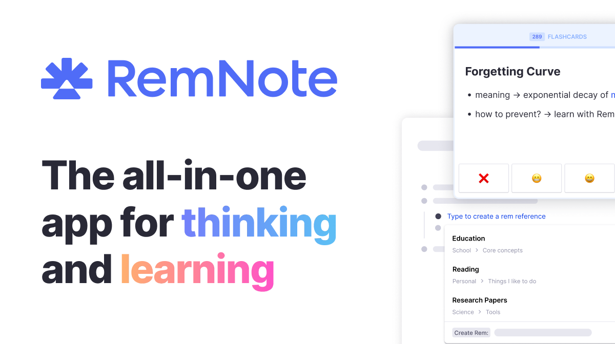 RemNote screenshot 1
