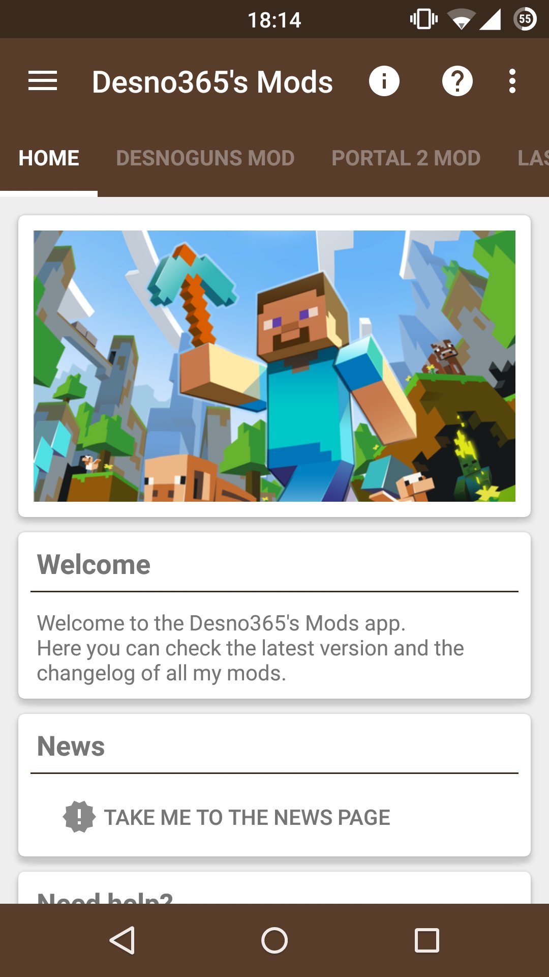 Desno365's MCPE Mods APK screenshot 1
