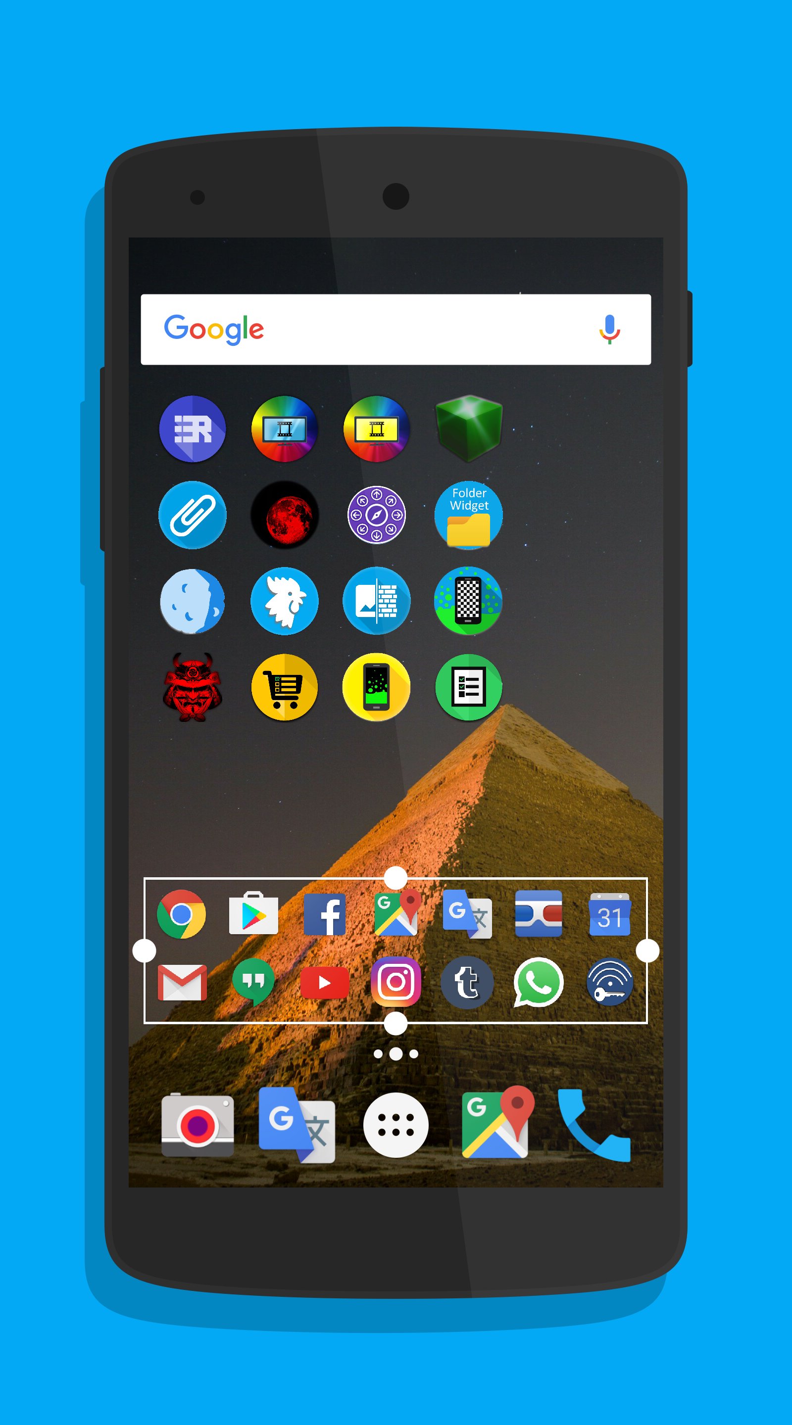 Foldery Multicon Folder Widget APK screenshot 1