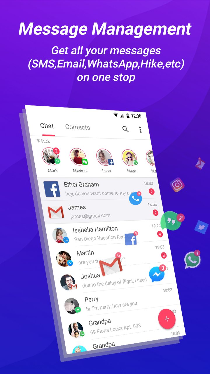 APUS Message Center - Notifier APK screenshot 1