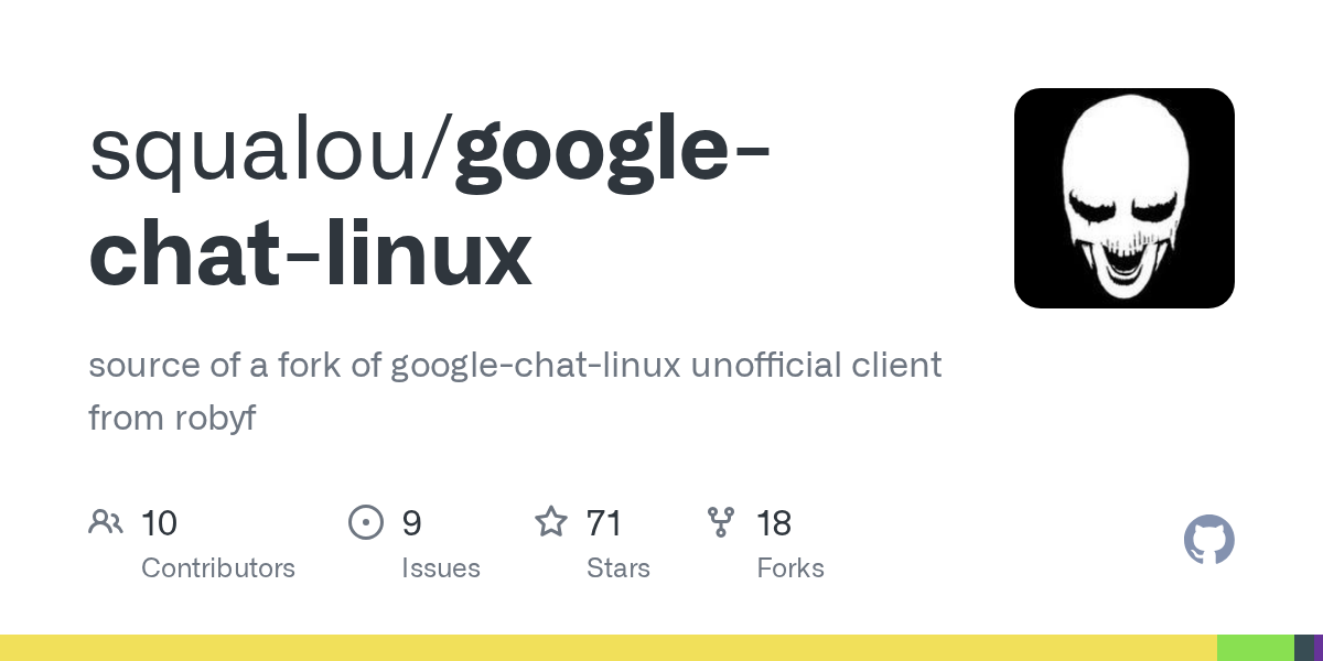 google-chat-linux screenshot 1