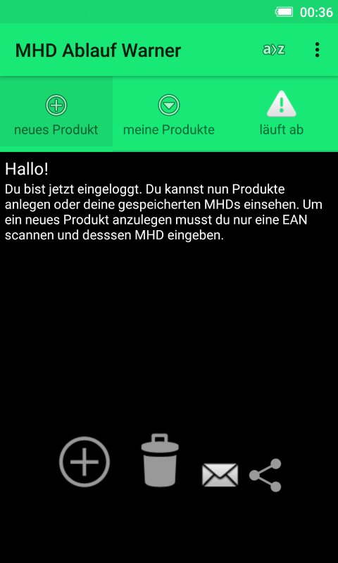 Expiration Date Warner APK screenshot 1