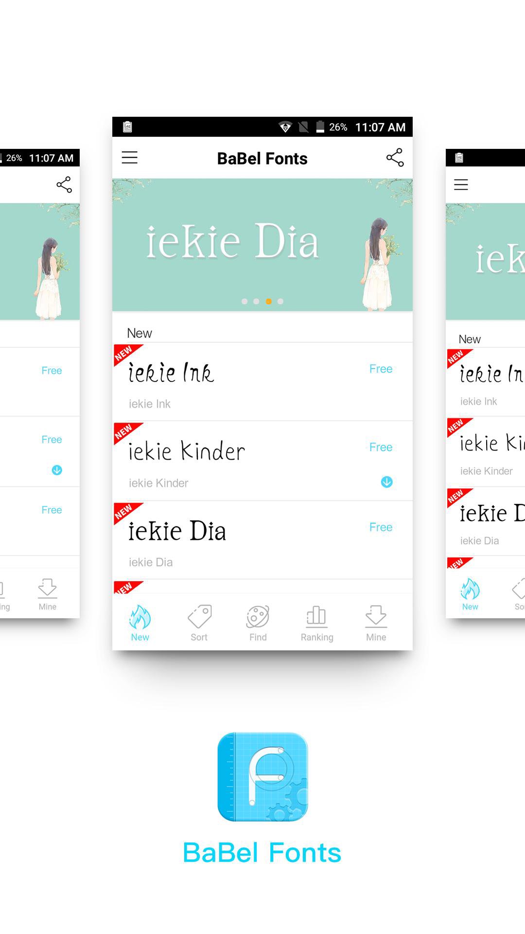 BaBel Fonts-Lovely Fonts APK screenshot 1
